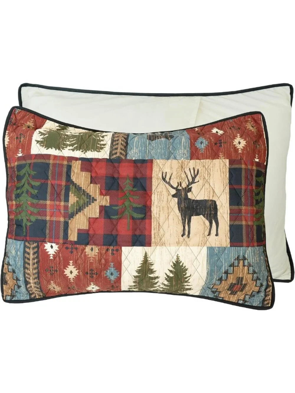 Woodland Patch Twin Quilt Set - Cozy 68x90 Bedding, Perfect for Home Decor